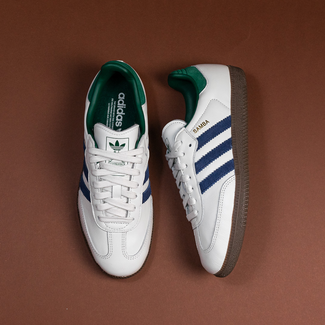 adidas Originals Samba OG White Green Navy Solekitchen