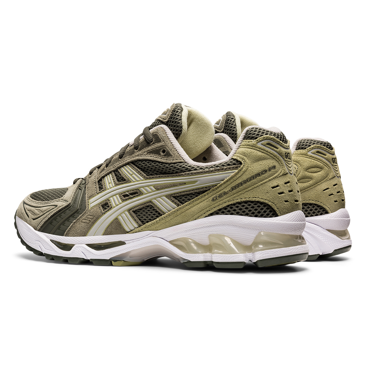 asics gel kayano 14 green