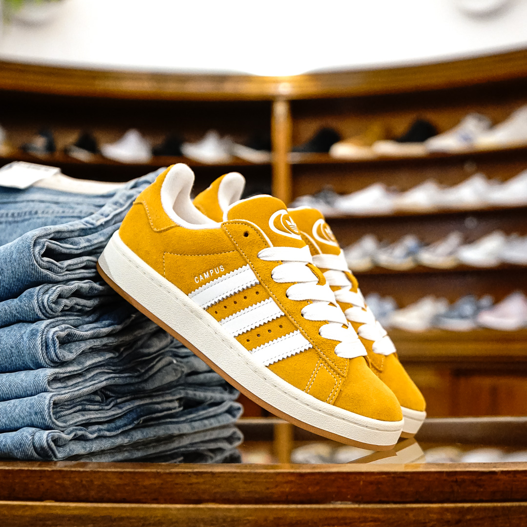 Adidas shoes campus yellow best sale